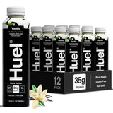 Huel envase frontal Vainilla mostrando diseño y conveniencia