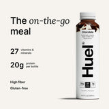 Huel etiqueta detallada con información nutricional clara y útil
