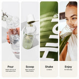 Huel Daily Greens etiqueta nutricional detallada para verificar ingredientes