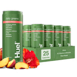 Huel Daily Greens frontal del envase mostrando el diseño y beneficio práctico