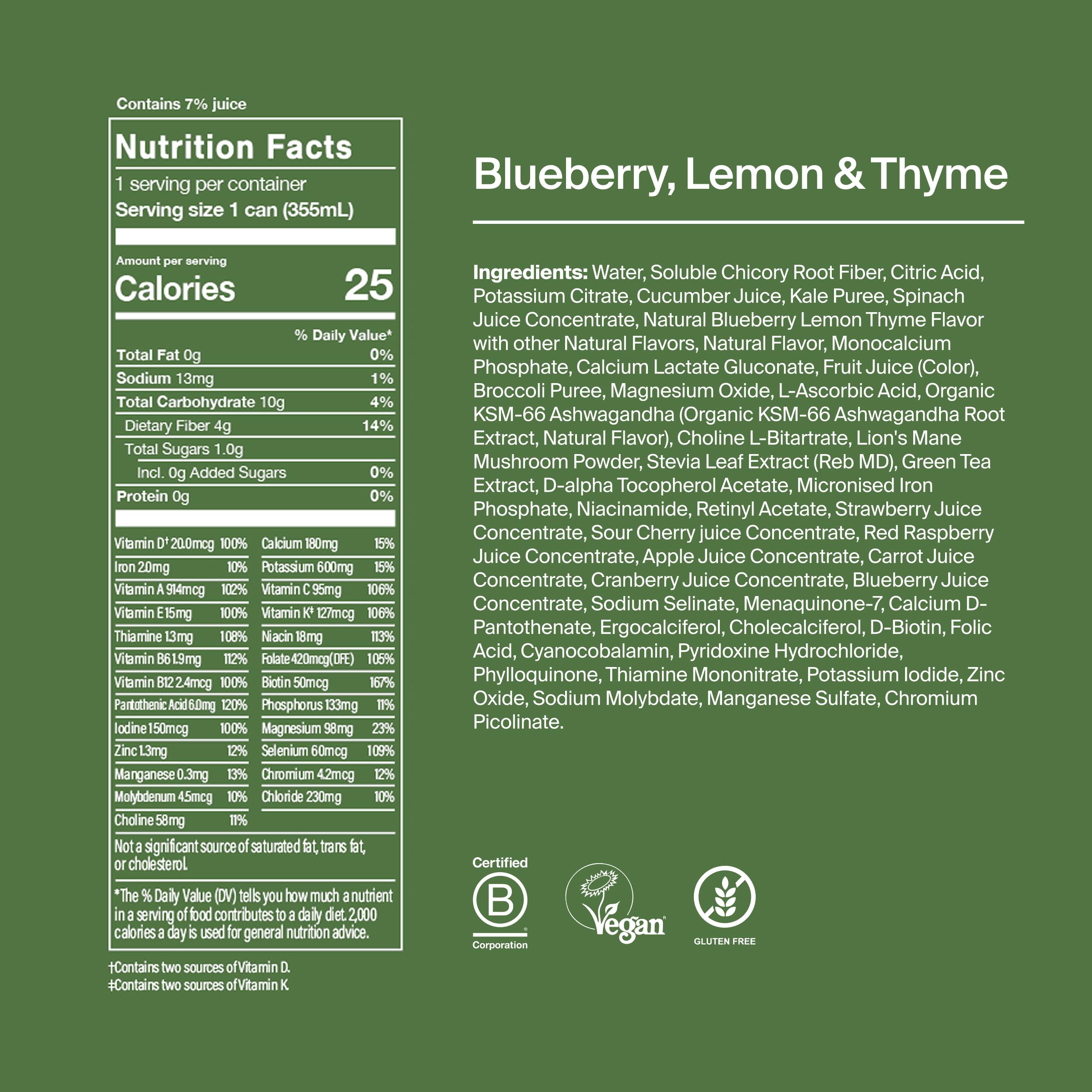 Huel envase con etiqueta detallada de ingredientes y beneficios