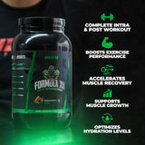 Vaso con Formula XII ya mezclado listo para beber, Huge Supplements y beneficio energía inmediata