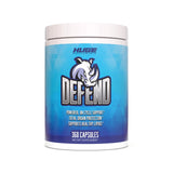 Huge Supplements frasco Defend Cycle Support vista frontal, ventaja de fórmula completa