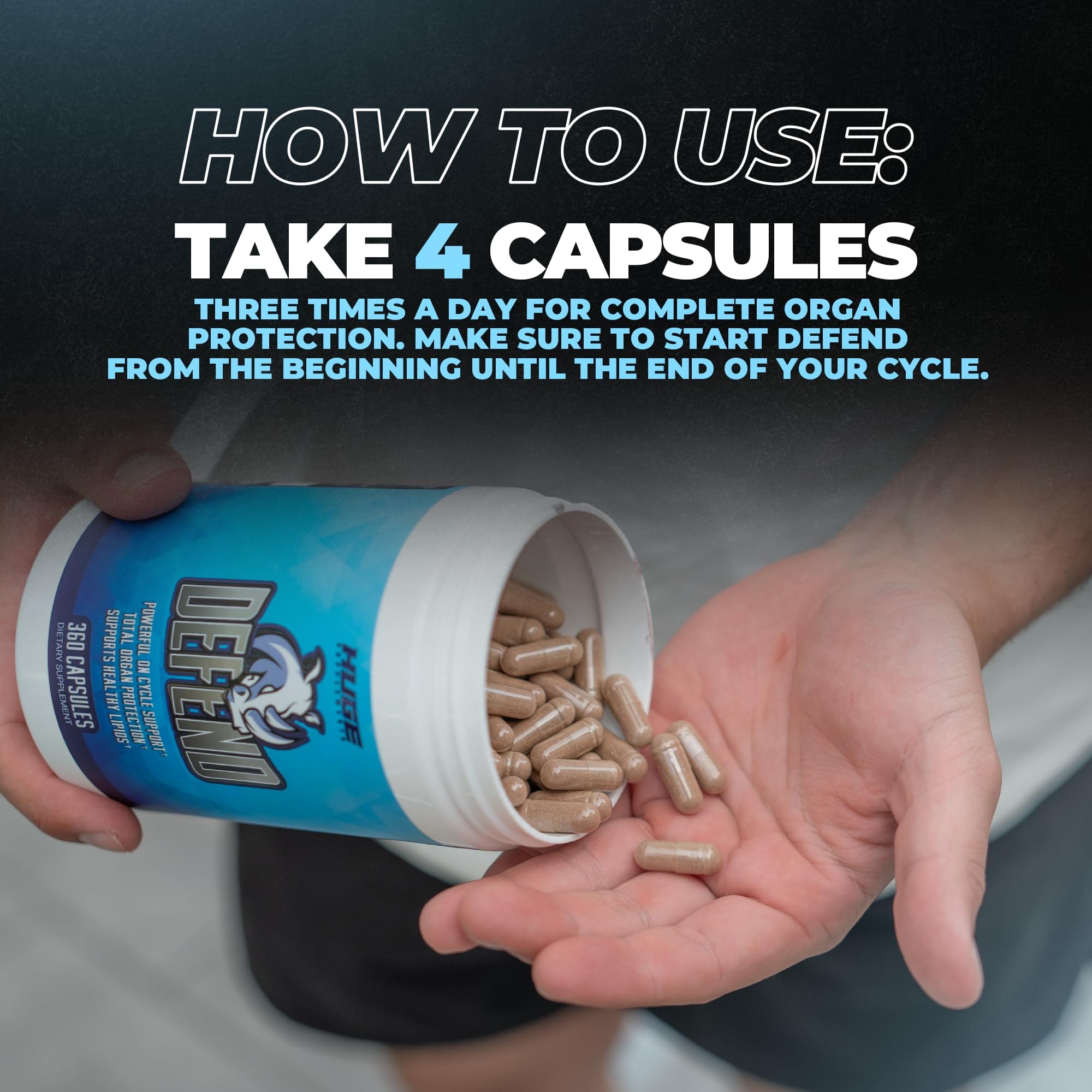 Huge Supplements producto en gimnasio, apoyo integral para entrenamientos intensos