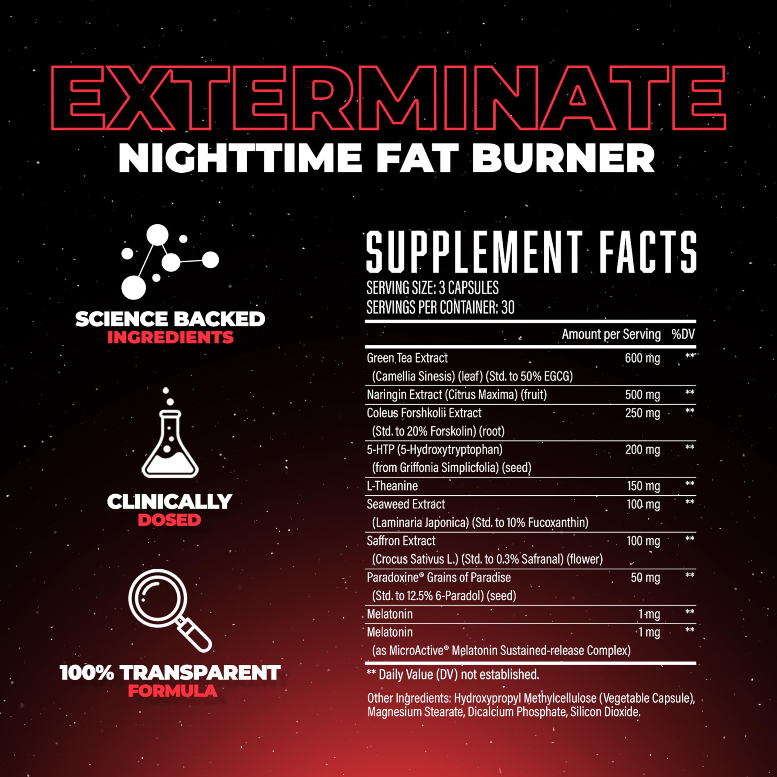 Huge Supplements junto a regla para comparar tamaño y cantidad de cápsulas
