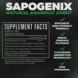 Huge Supplements sapogenix detalle de tabletas que revela textura y alta potencia