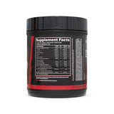 Huge Supplements Wrecked junto a botella para comparar tamaño y contenido