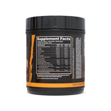 Huge Supplements sello mejorado en el envase destacando sabor y mezcla mejorada