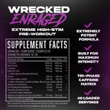 Huge Supplements en uso antes de levantar demostrando energía intensa