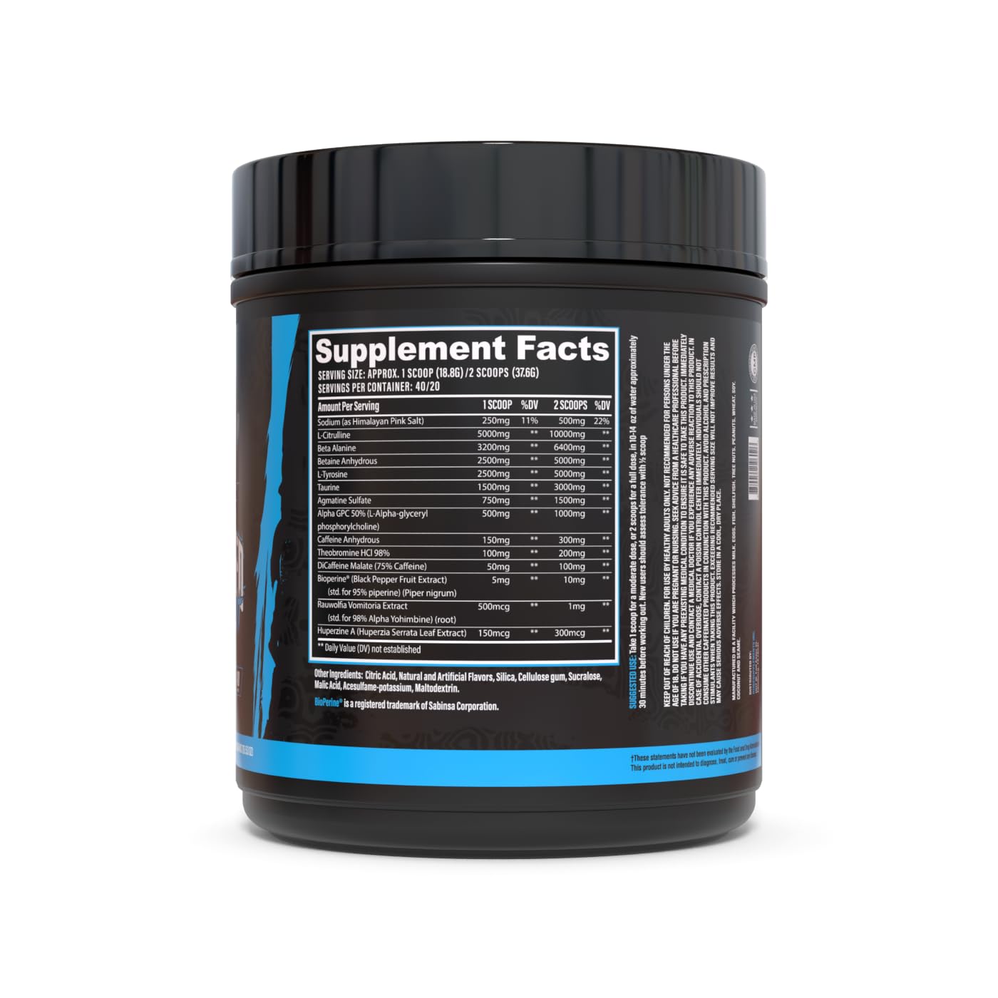 Huge Supplements Wrecked en ambiente lifestyle motivador para entrenamientos intensos