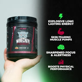 Huge Supplements Wrecked bebida preparada antes de entrenar para energía