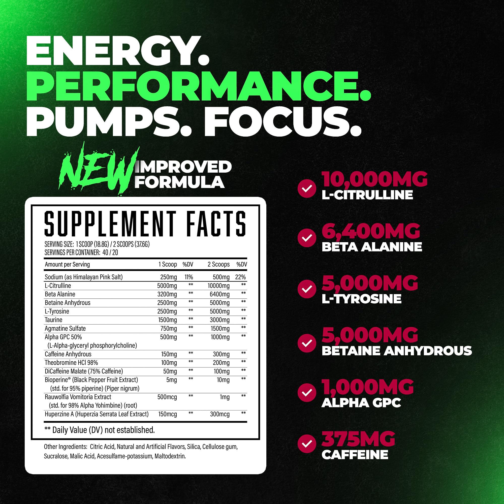 Huge Supplements polvo Wrecked textura fina que mezcla fácilmente