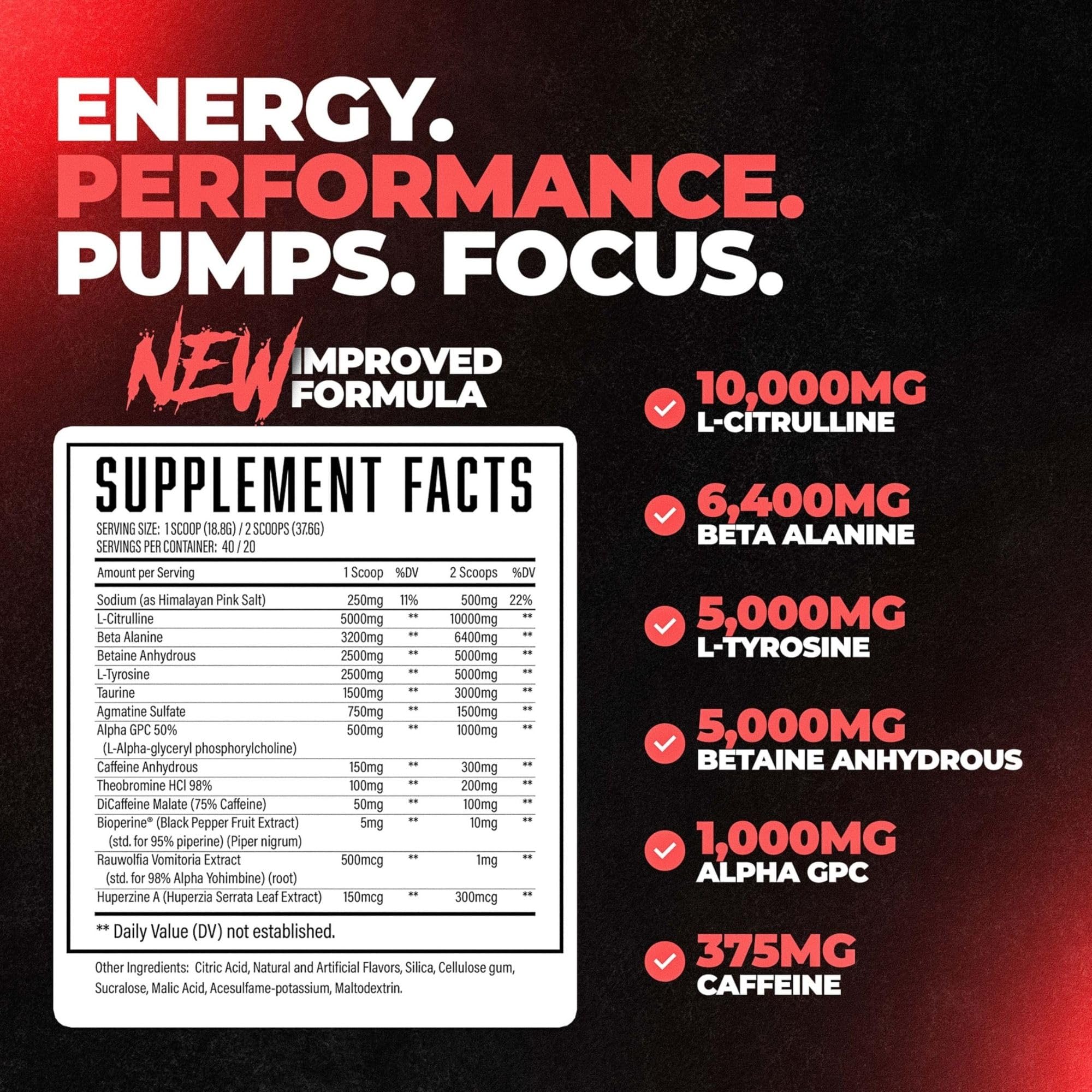 Huge Supplements polvo Wrecked textura fina que facilita mezcla rápida