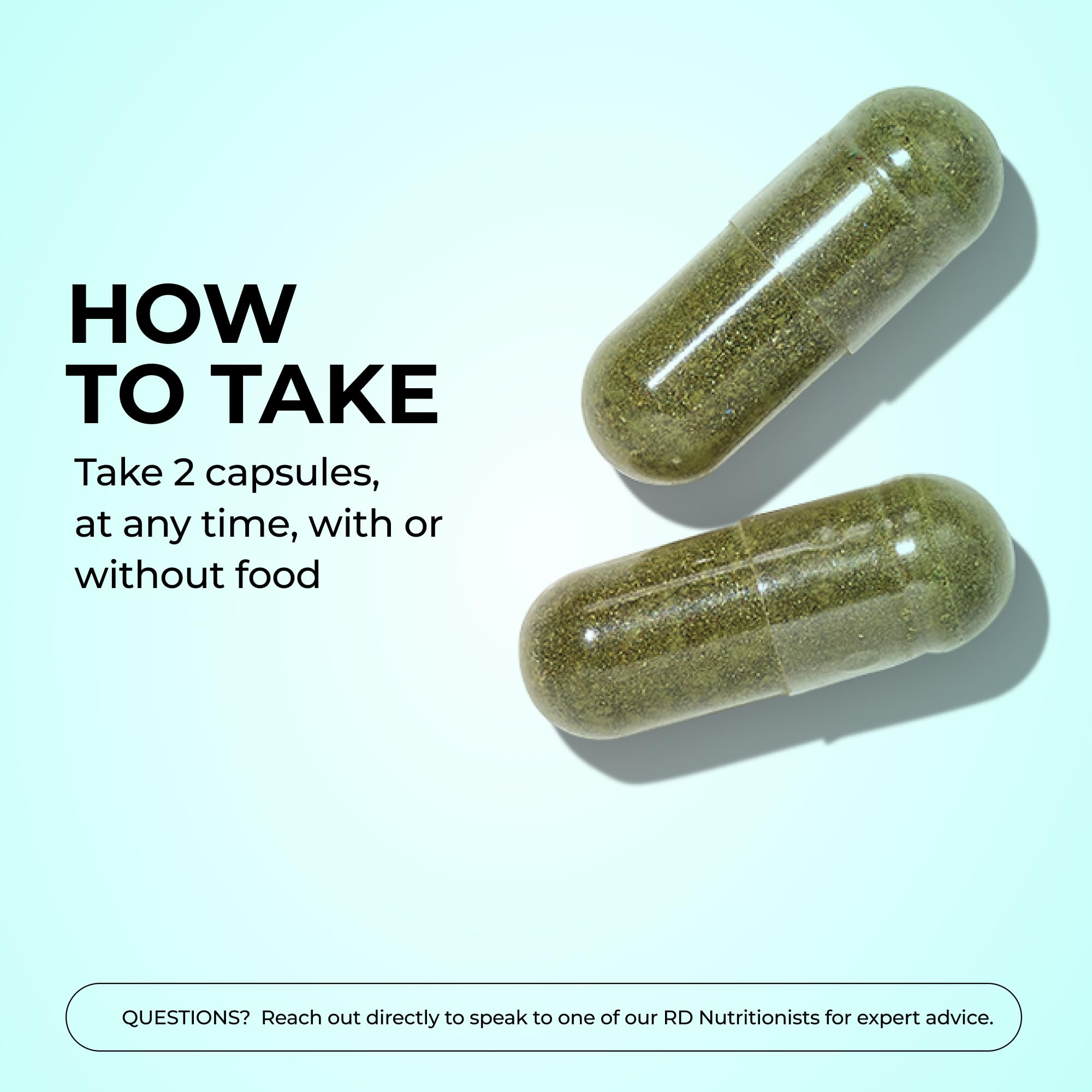 HUM spirulina y chlorella closeup destacando nutrientes vegetales