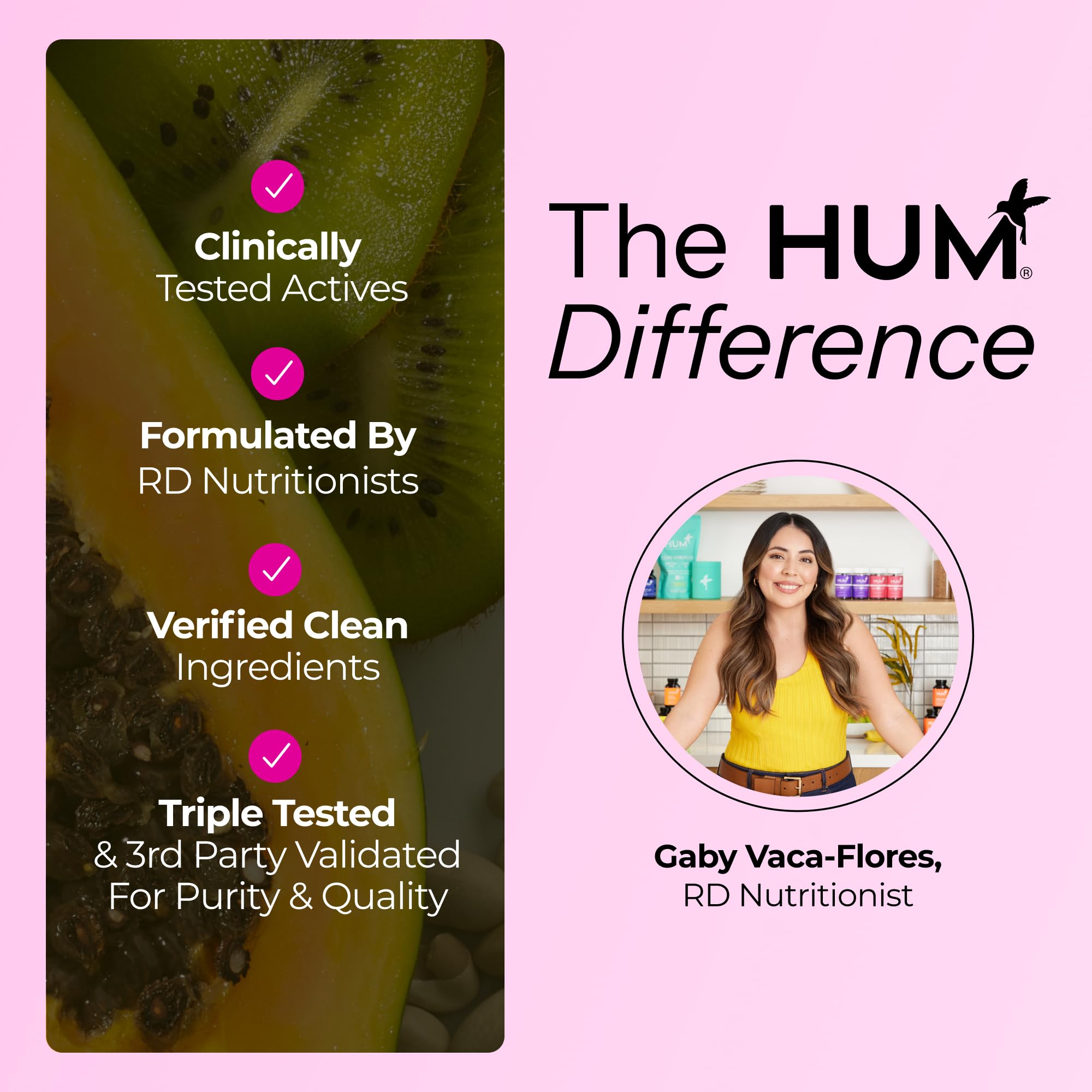 HUM Best of Berberine estilo de vida con mesa saludable y suplemento visible