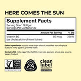 HUM Here Comes The Sun frasco sobre mesa de desayuno sugiere toma diaria
