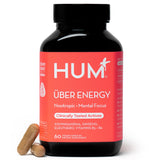 HUM frasco Uber Energy frontal mostrando el envase y claridad del producto