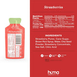 HÜMA CHIA ENERGY GEL detalle de la textura con chía para liberación estable