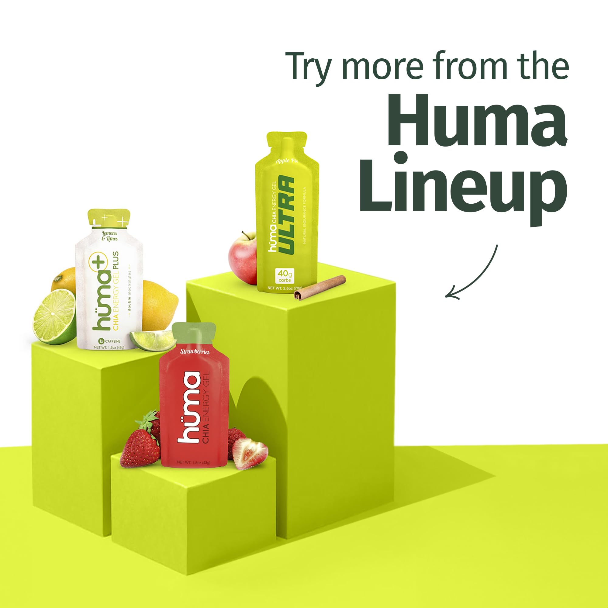 HÜMA CHIA ENERGY GEL en ambiente de trail mostrando uso en exteriores