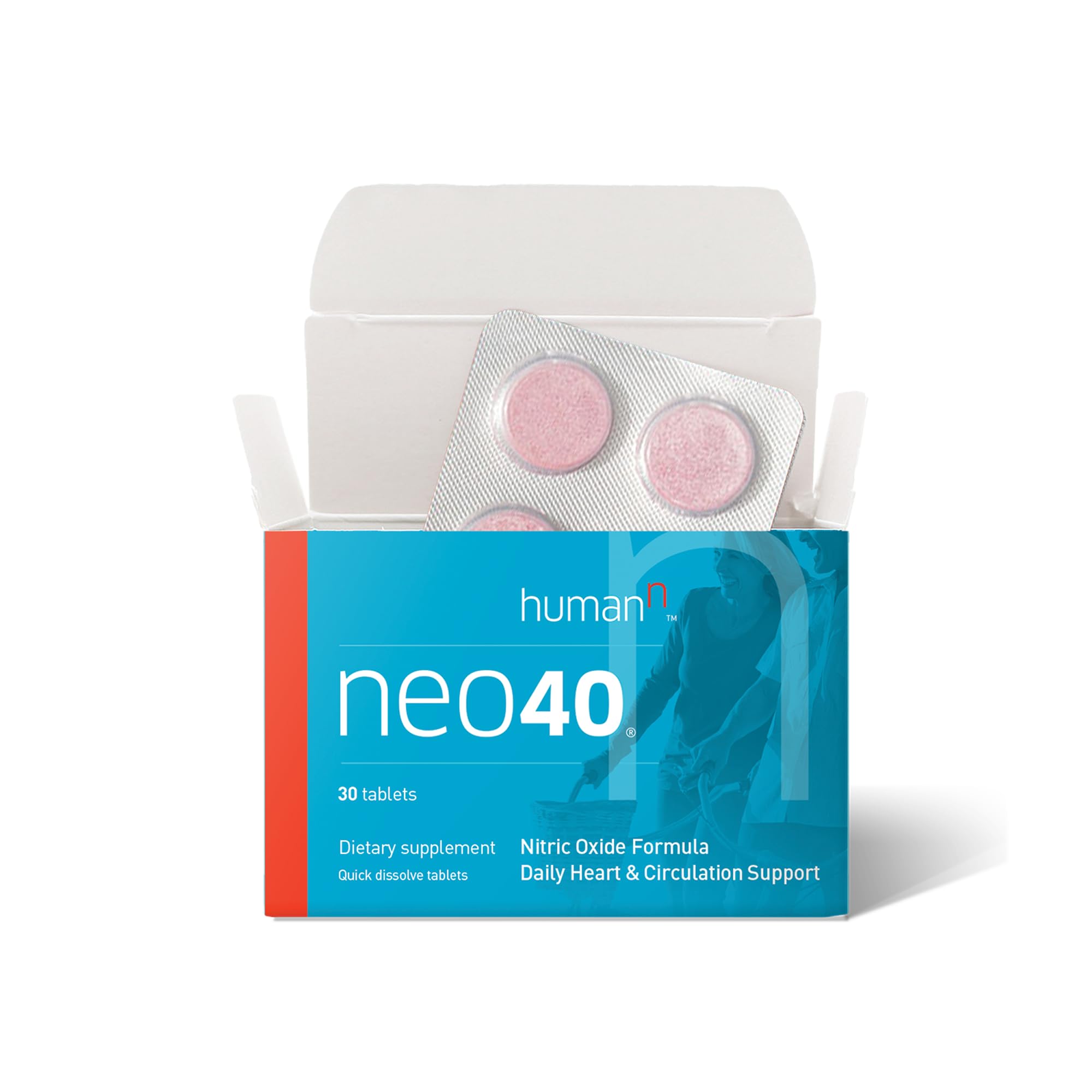 HumanN Neo40 vista frontal del envase mostrando practicidad