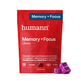 HumanN gomitas vista frontal del envase mostrando producto y beneficio de apoyo cognitivo