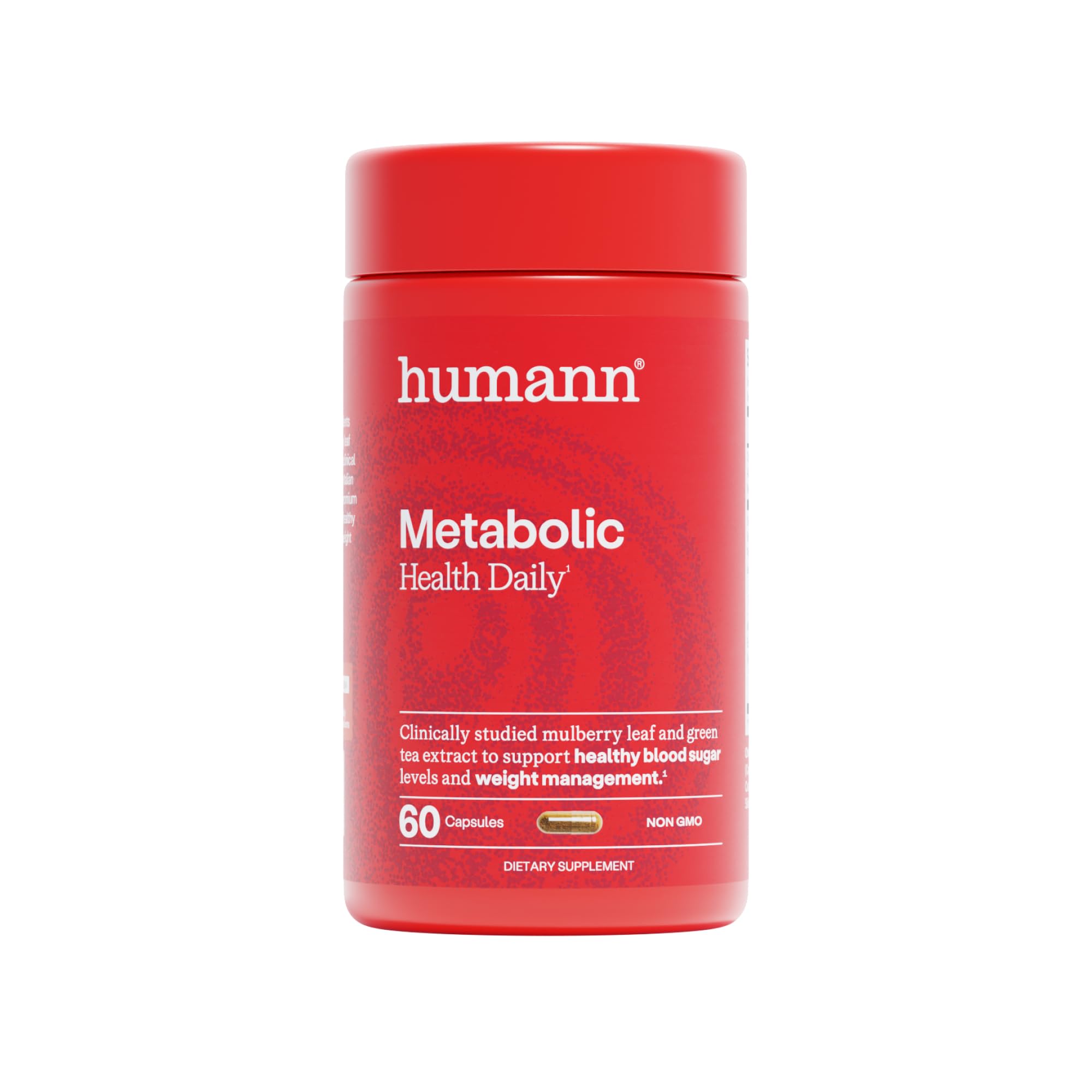 HumanN frasco frontal del producto mostrando diseño y cantidad