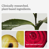 HumanN etiqueta de SuperBeets con información nutricional y certificaciones claras
