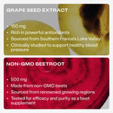 HumanN extracto de semilla de uva del Loira destacado como ingrediente clave