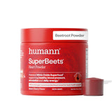 HumanN SuperBeets vista frontal del envase, claridad de marca y beneficios