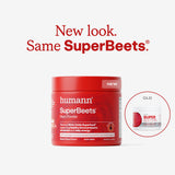 HumanN SuperBeets remolachas frescas y polvo, origen no transgénico visible