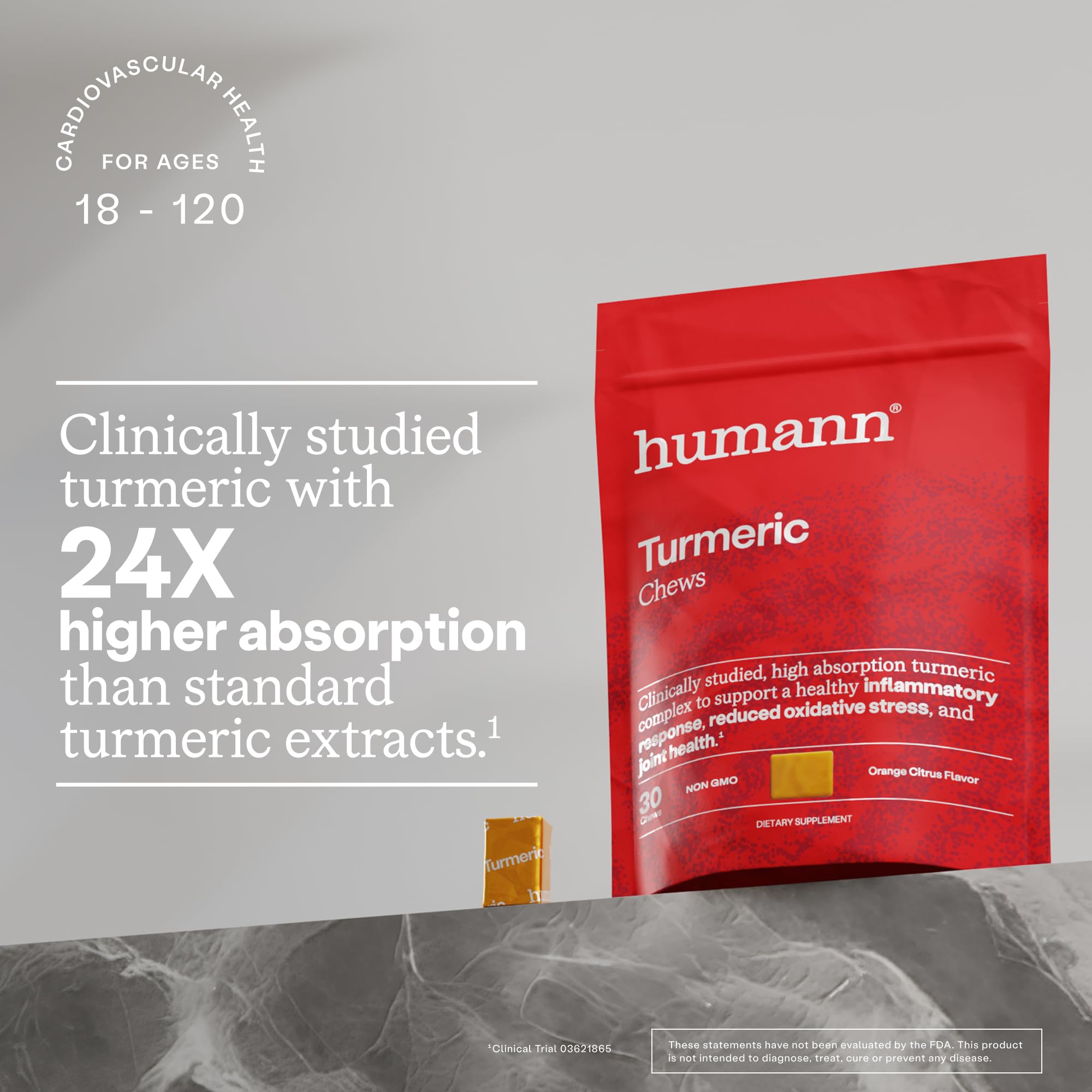 HumanN etiqueta nutricional con información clara de TurmiPure Gold