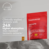 HumanN etiqueta nutricional con información clara de TurmiPure Gold