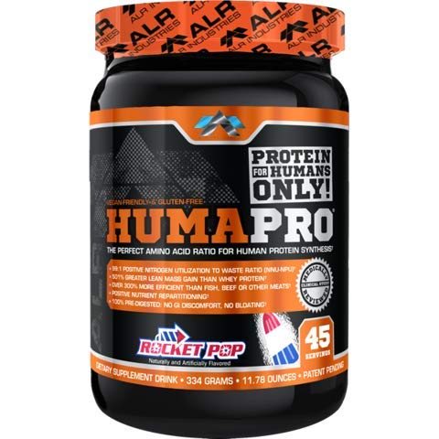 Humapro envase frontal Rocket Pop mostrando etiqueta y sabor frutal