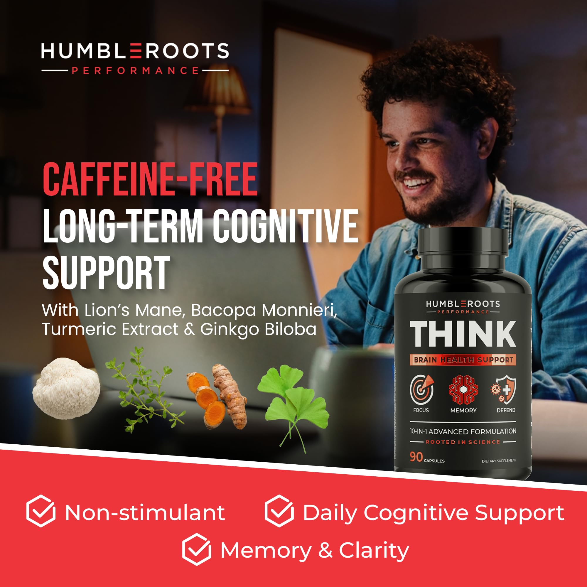 HUMBLEROOTS PERFORMANCE cápsulas vistas de cerca para textura y tamaño