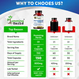 Humming Herbs comparativa de tamaño con moneda para referencia visual