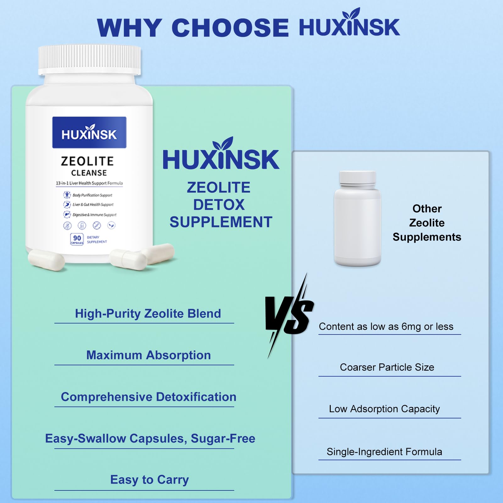 HUXINSK primer plano de textura de cápsula para absorción máxima