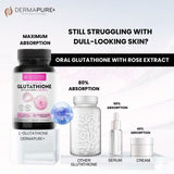 HVSUN DermaPure+ cápsulas sobre fondo claro que muestran la presentación limpia