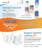 Hyalogic etiqueta nutricional destacando ingredientes clave claramente