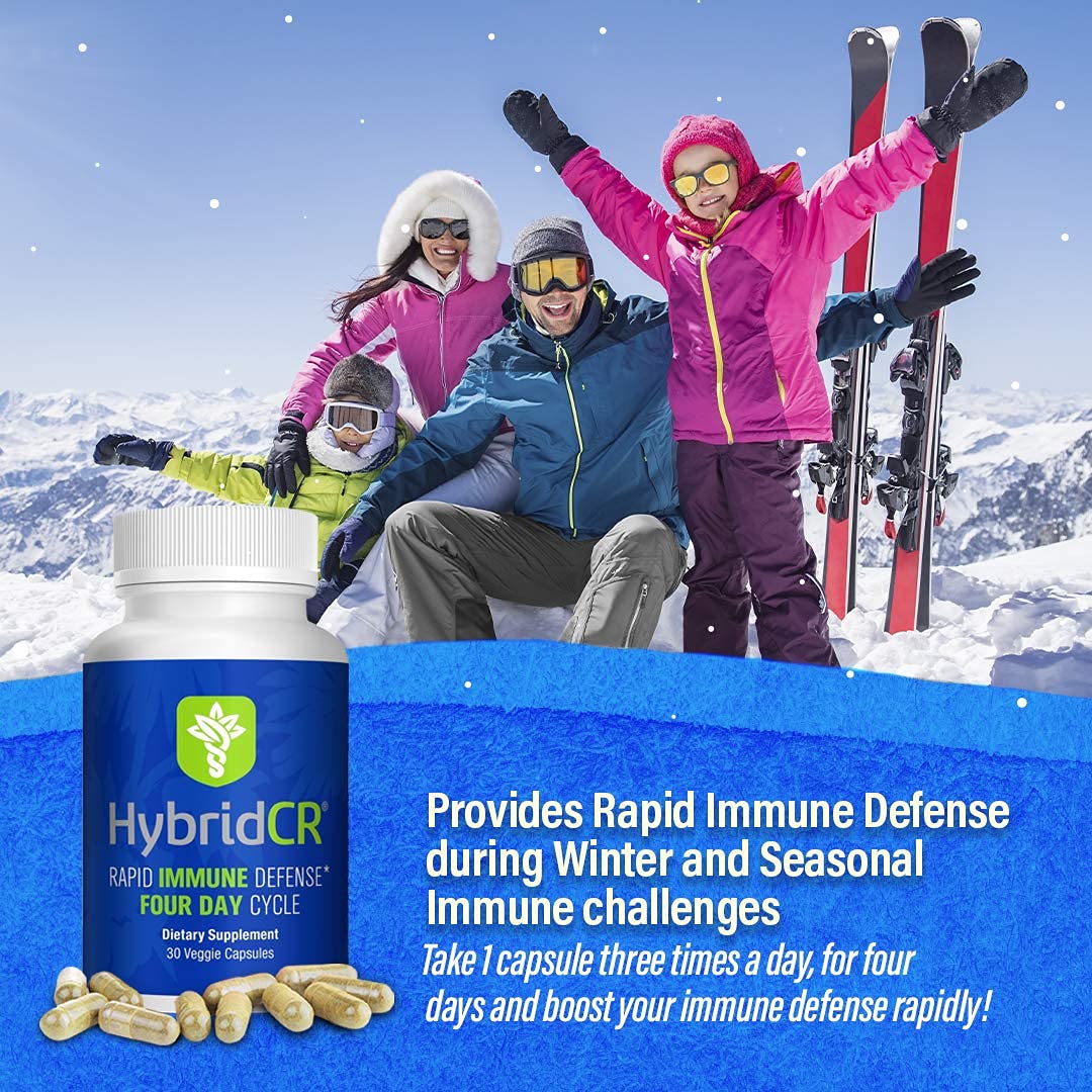 Hybrid Remedies etiqueta de HybridCR con lista de ingredientes y formulador visible