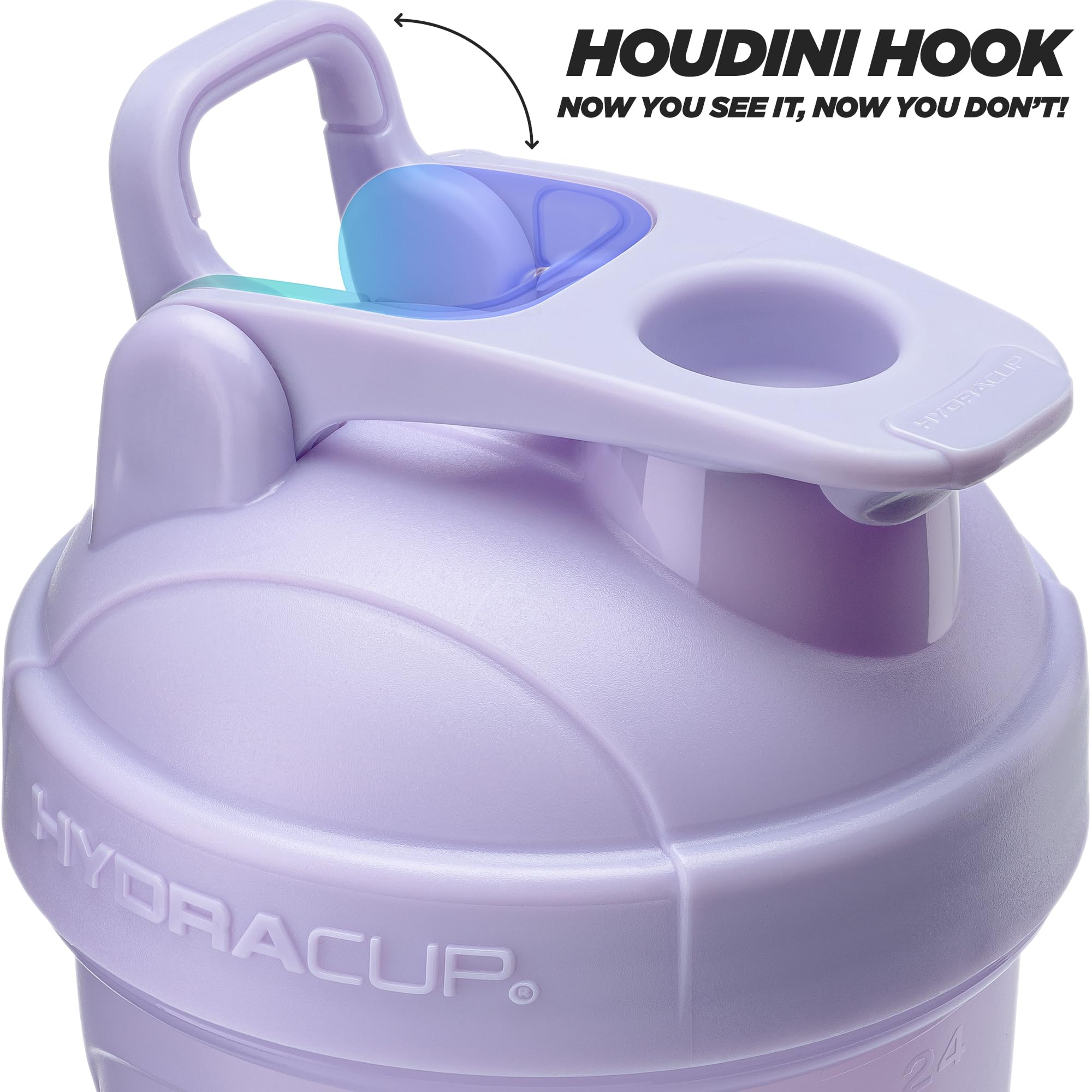 Hydra Cup comparación en mano mostrando tamaño 28 oz y portabilidad