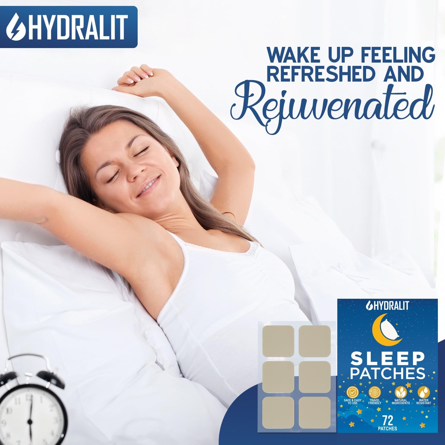 Hydralit paquete en maleta mostrando conveniencia para viajar
