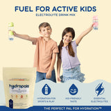 HydraPals niño con botella escolar hidratado y activo