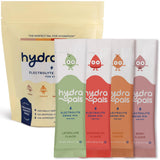 HydraPals pack frontal mostrando los 16 sobres y conveniencia