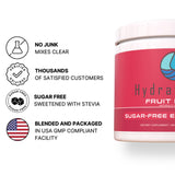 Hydrate Pro contenedor con contador visual de 45 porciones y ahorro