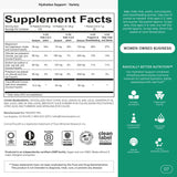 Hydration Support sobre disolviéndose en agua, rehidratación rápida