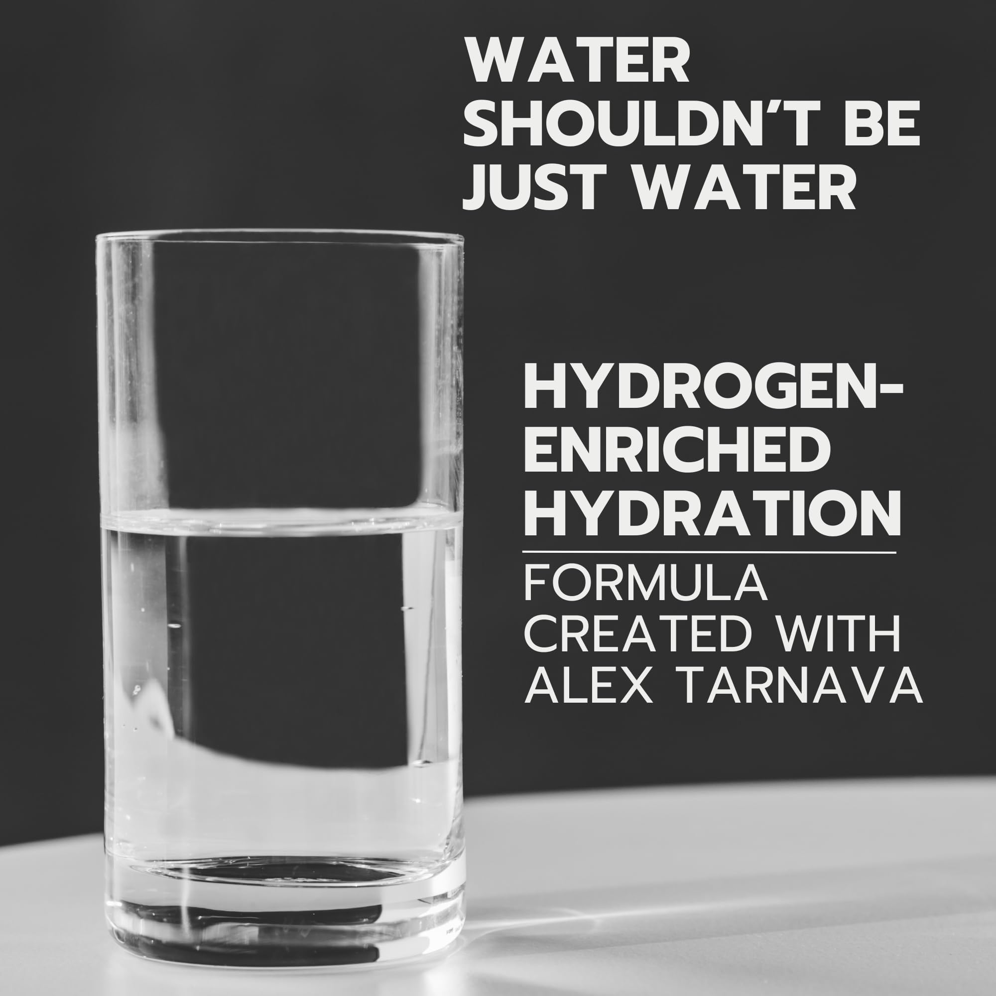 HYDRO HYDROGEN TABLETS envase abierto mostrando las 30 unidades incluidas