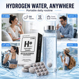 HYDRO HYDROGEN TABLETS nanoburbujas visibles en agua que mejoran solubilidad