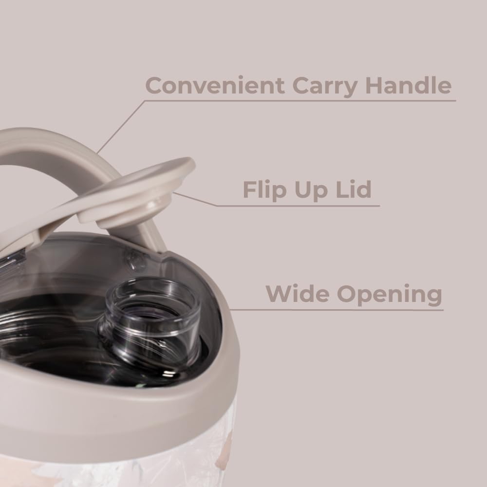 HydroJug tapa flip-up con sello de silicona que evita fugas