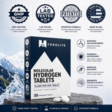HydroLite primer plano de una tableta para apreciar tamaño y textura