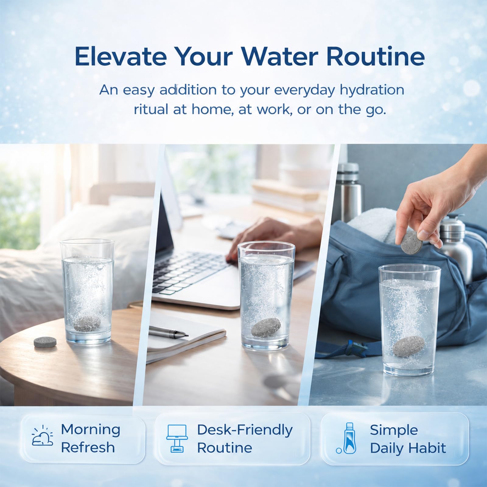 Hydroliv etiqueta con lista de ingredientes naturales y perfil vegano